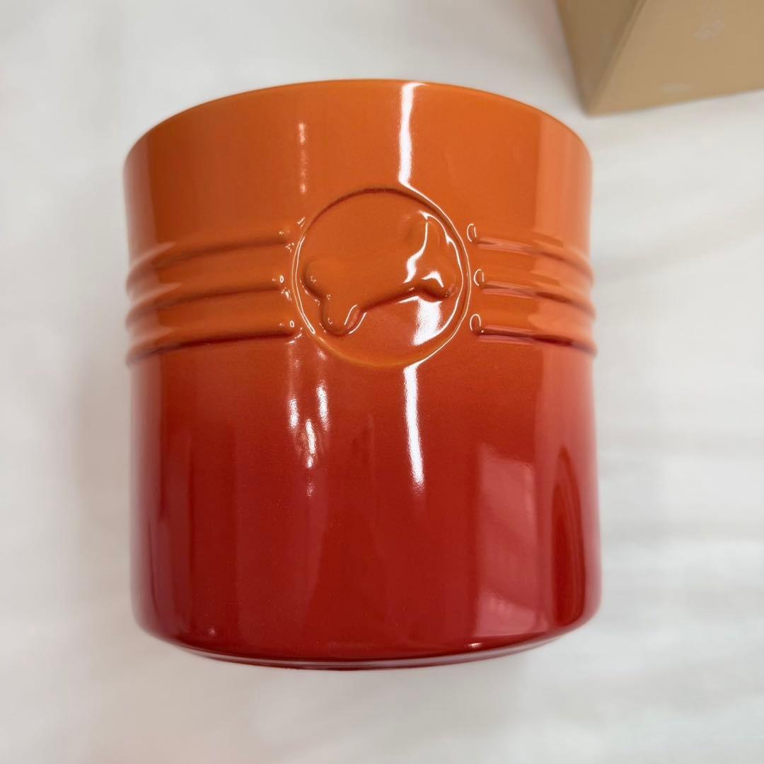 新品　コンテナー　ルクルーゼ　陶器　ペットフード　ドライフード　スコープ　犬猫