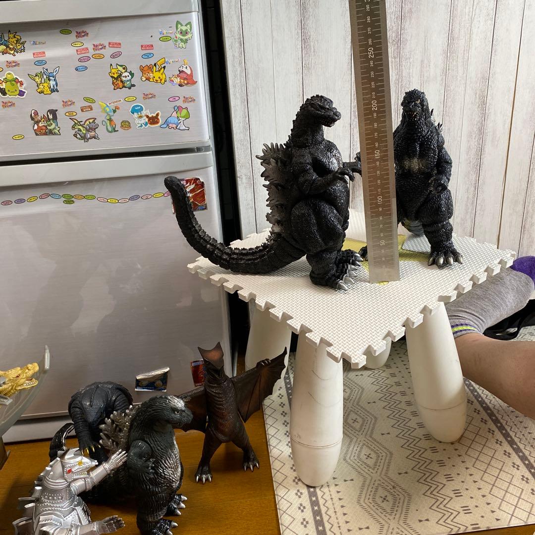 ゴジラフィギュア 2体セット ブラック
