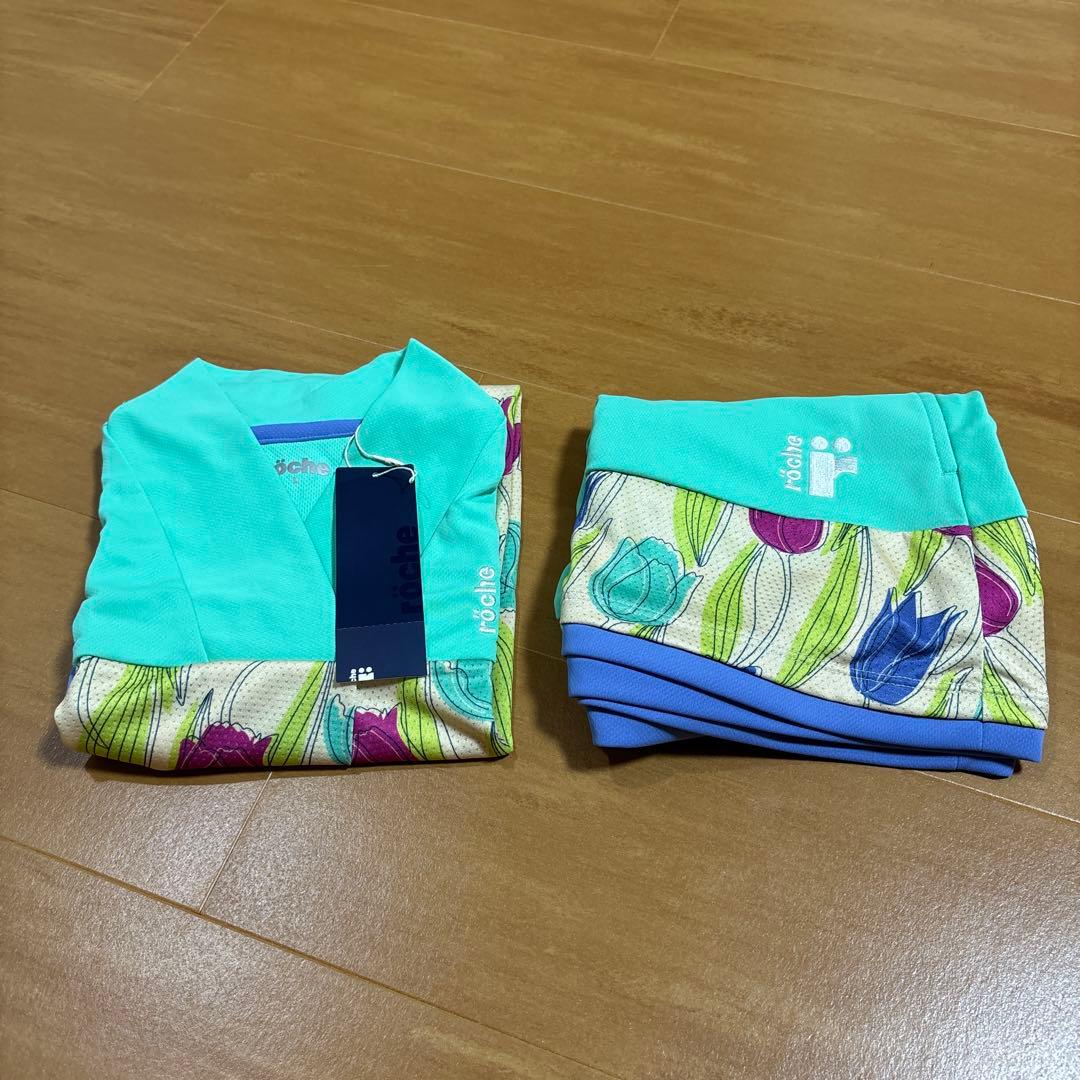 röche チューリップ柄 ウェアセット ミント