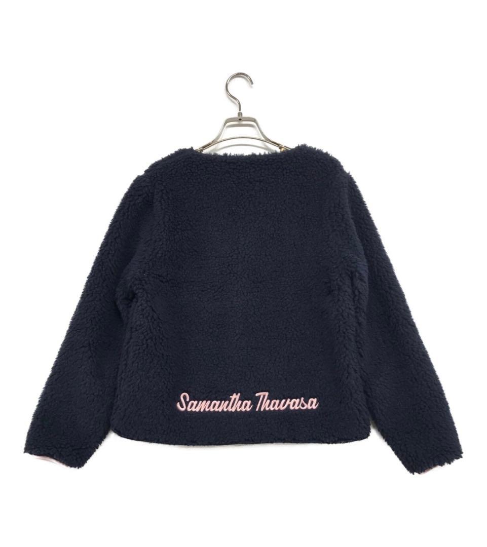 【美品】サマンサタバサ ボア ブルゾン　ジャケット　リバーシブル