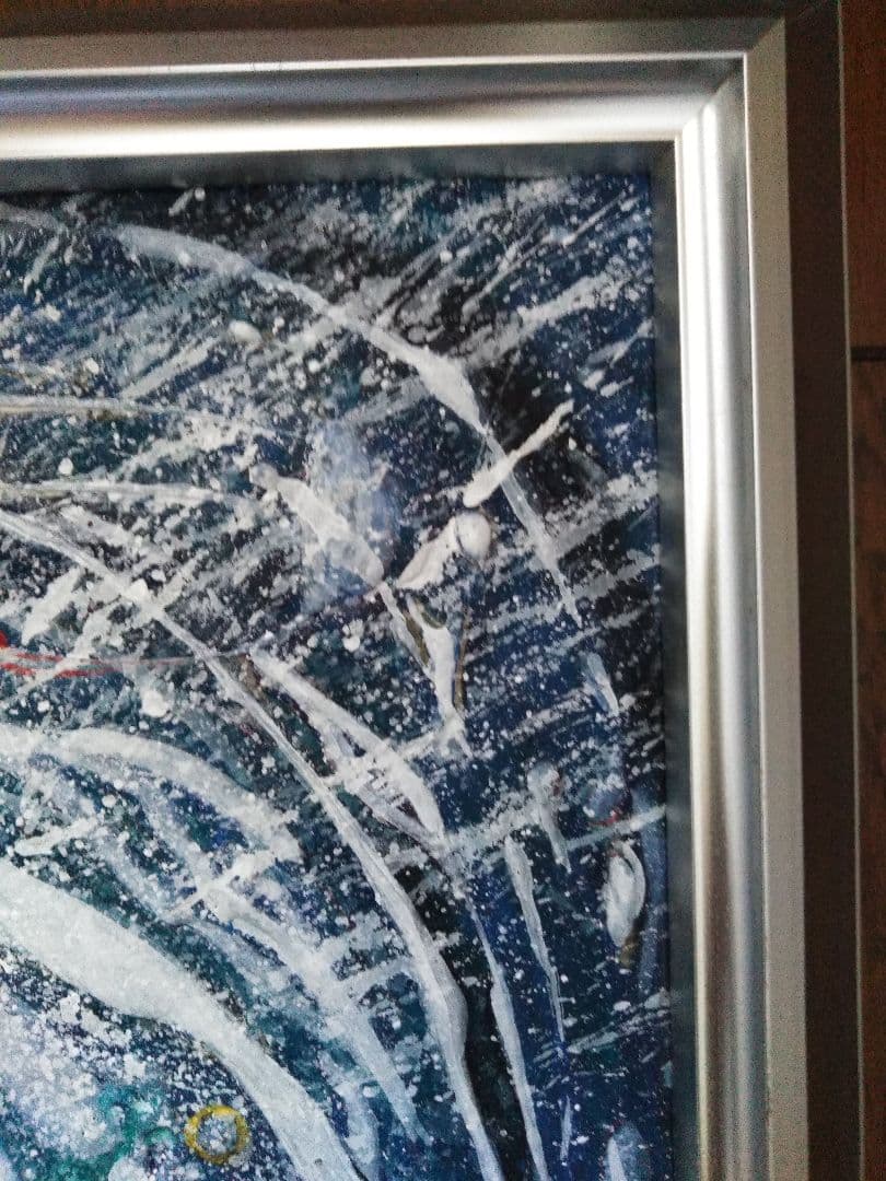 日本画　創作画　頭の中に住む宇宙