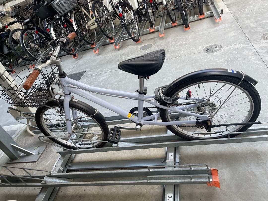 コーダーブルーム　子供用自転車 22インチ　前部バスケット付き