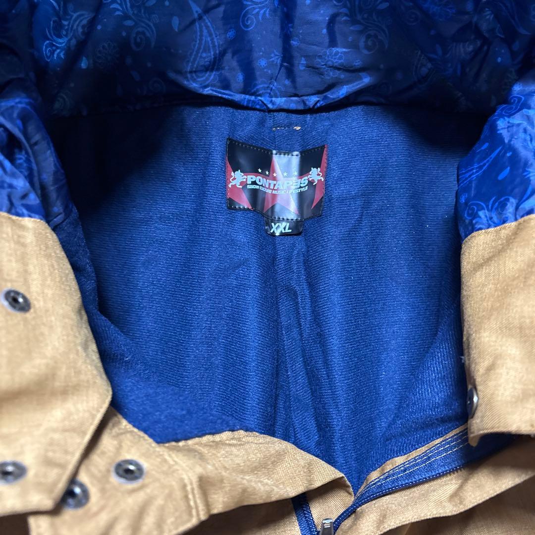 ポンタペス　スノボウェア　XXL メンズ　スノーウェア　セットアップ　上下