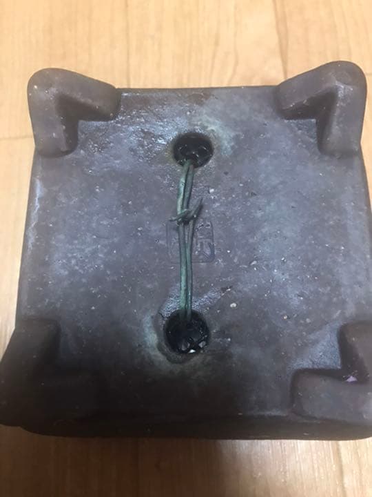 盆栽鉢時代紫泥佳山手捻り正方ミニ盆栽鉢梨皮山野草12x7.5cm植木鉢古鉢