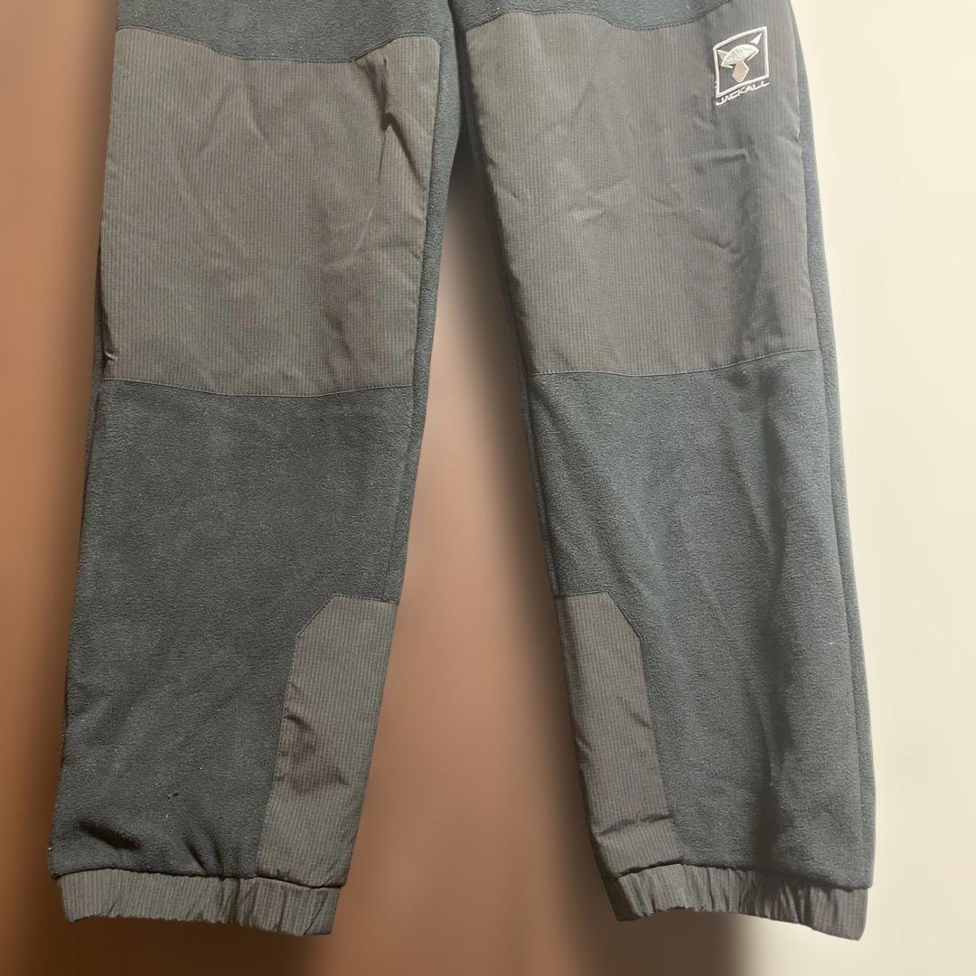 ジャッカル ダブルフェイスフリースパンツ XL ブラック