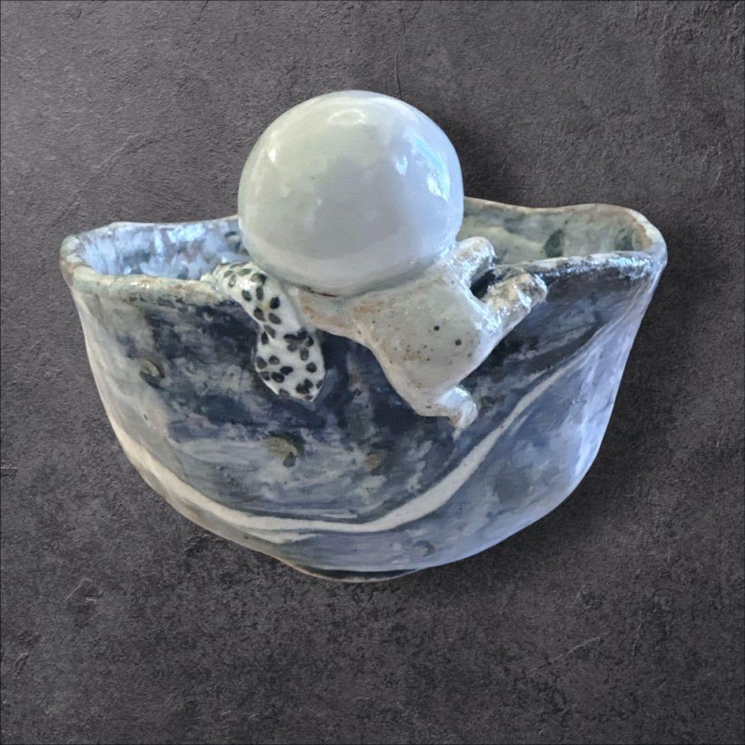 ゲゲゲの鬼太郎 目玉おやじ 抹茶茶碗