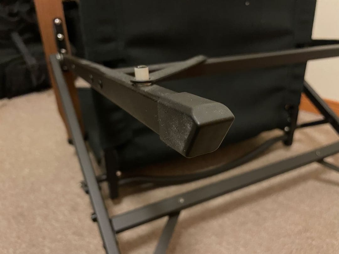 【ラーテルワークス】ストレージコンパクトリクライニングチェアハイバッグ　ブラック