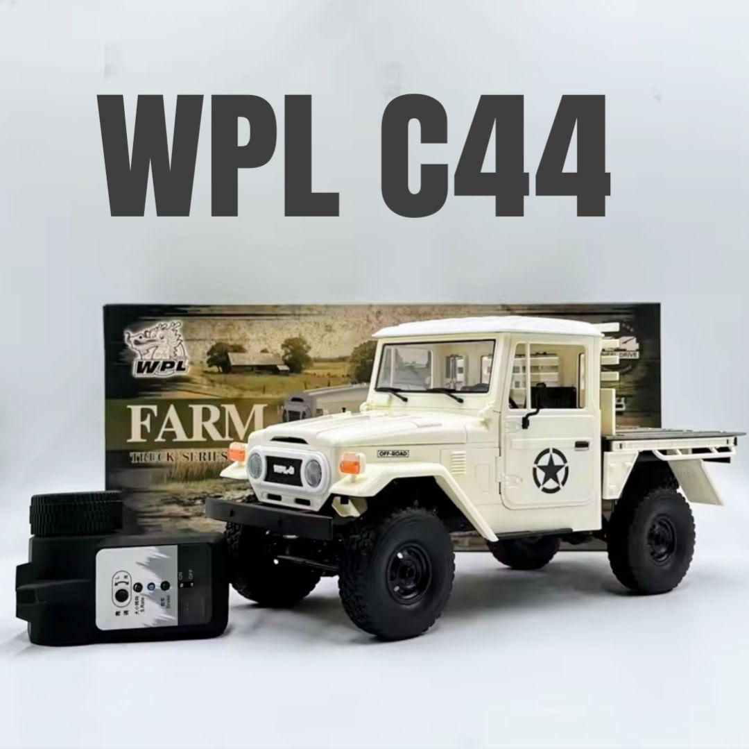 ラス１【新品】WPL C44 RTR 木製フラットベッド仕様 RCカー 1/12