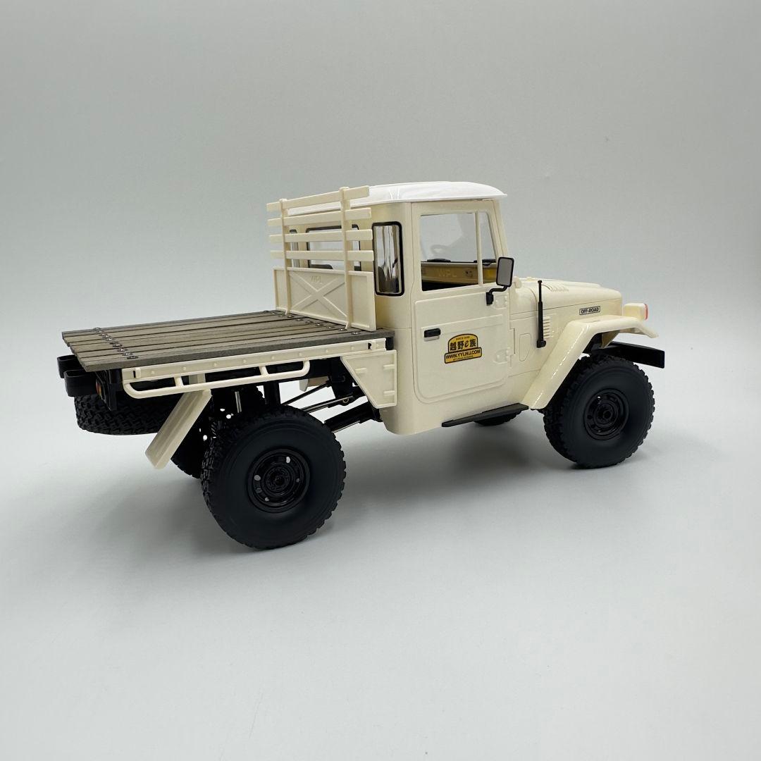 ラス１【新品】WPL C44 RTR 木製フラットベッド仕様 RCカー 1/12