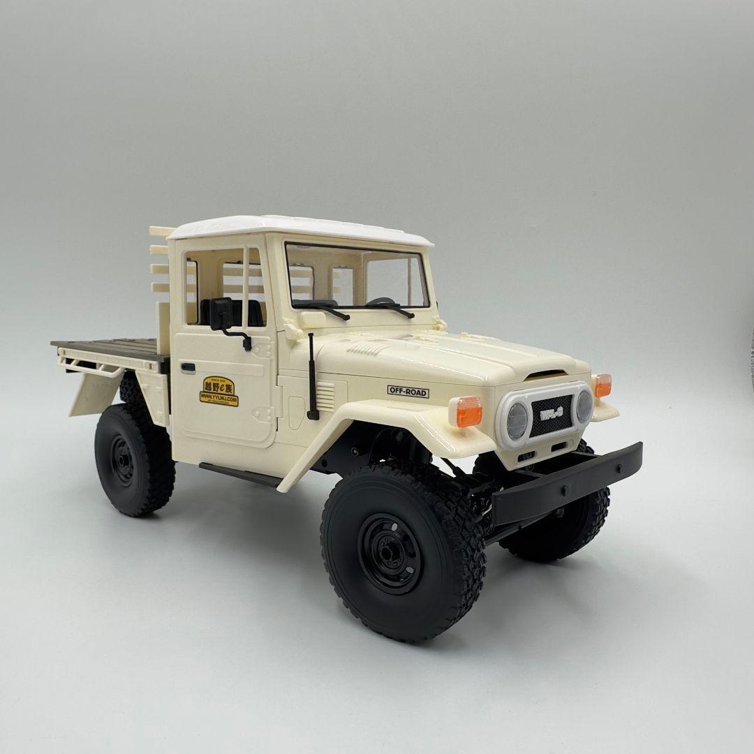 ラス１【新品】WPL C44 RTR 木製フラットベッド仕様 RCカー 1/12