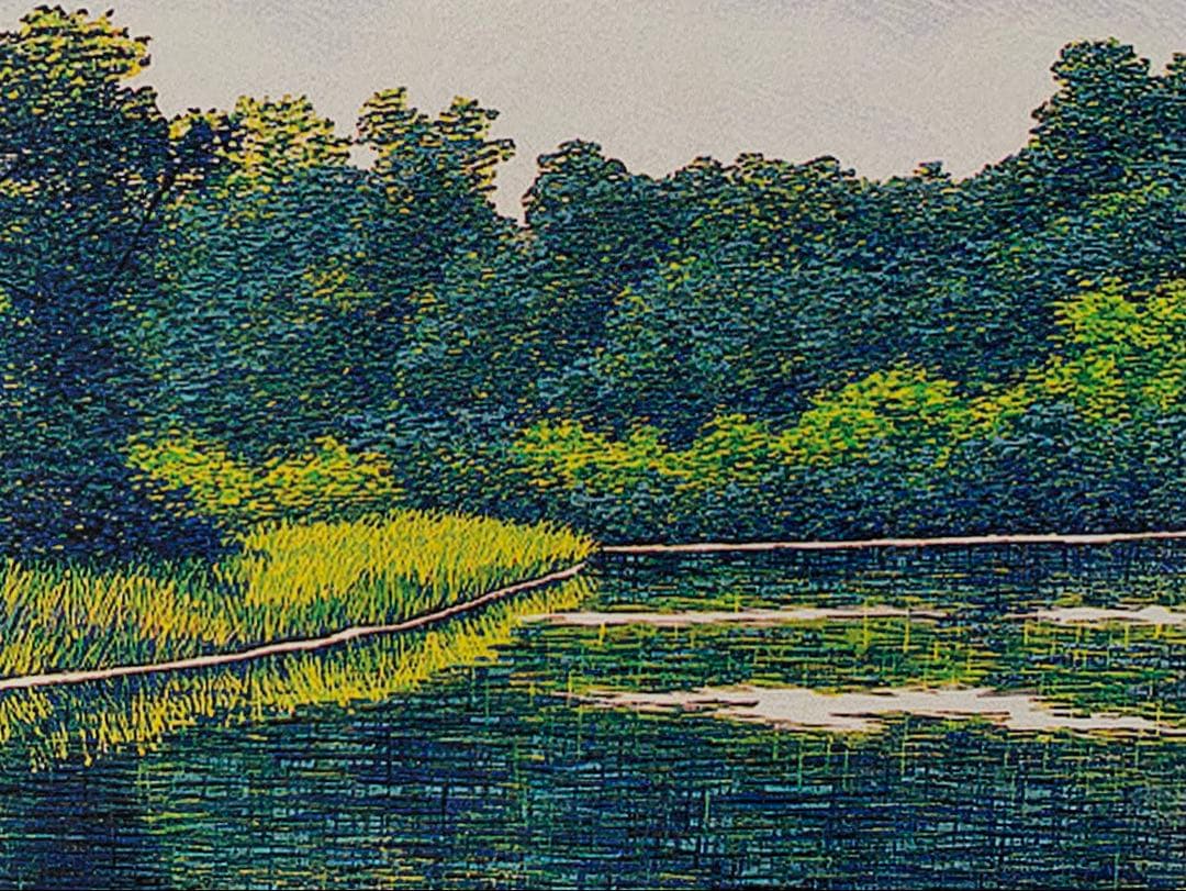 湖 絵画 （B）
