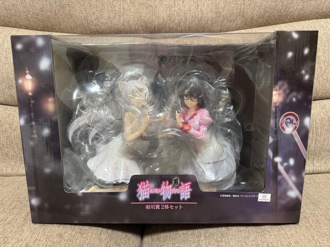 【新品未使用】猫物語　黒　羽川翼物語シリーズ　2体セット　フィギュア