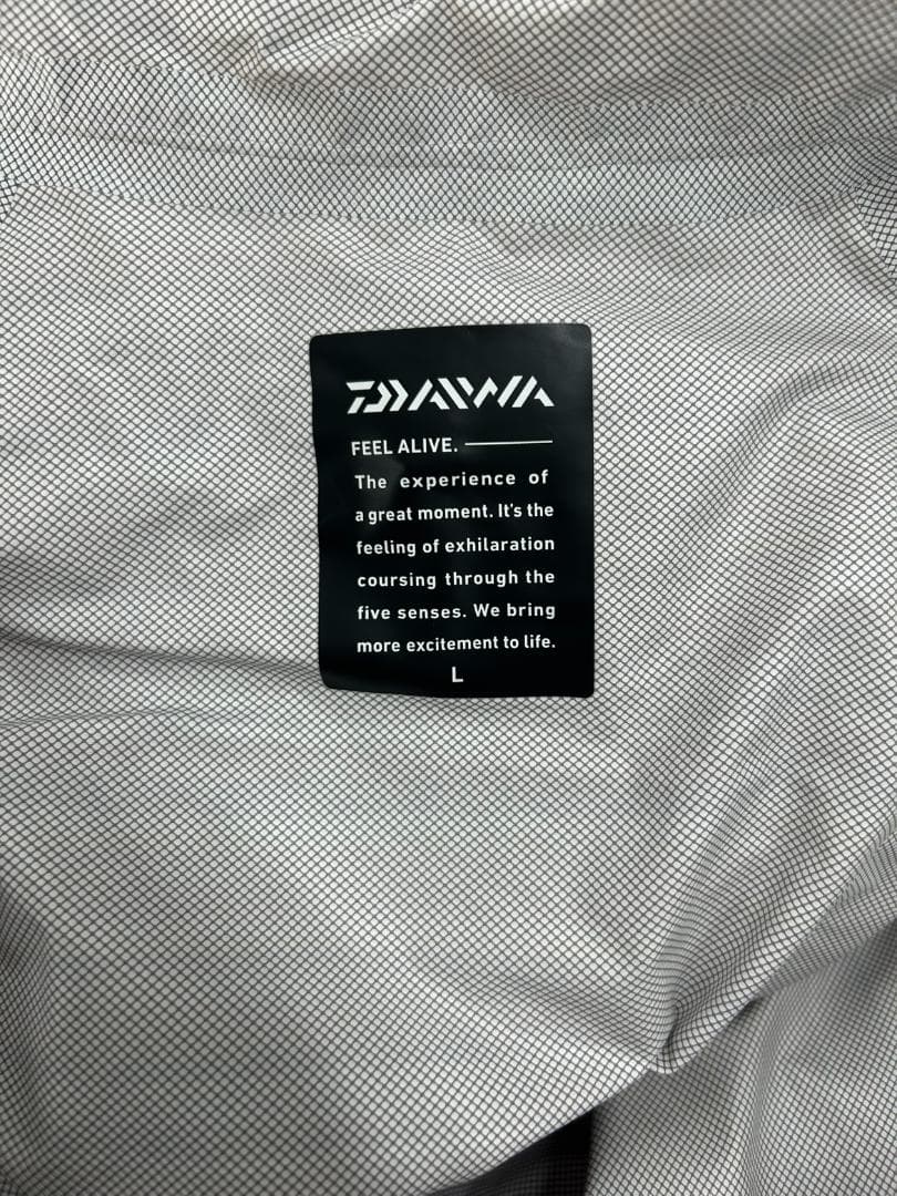 DAIWA TW006　レインウェア　上のみ　ボーダー