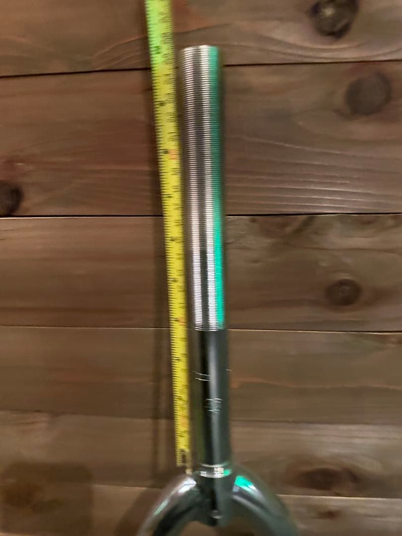 26インチ　フロントフォーク　スチールメッキ