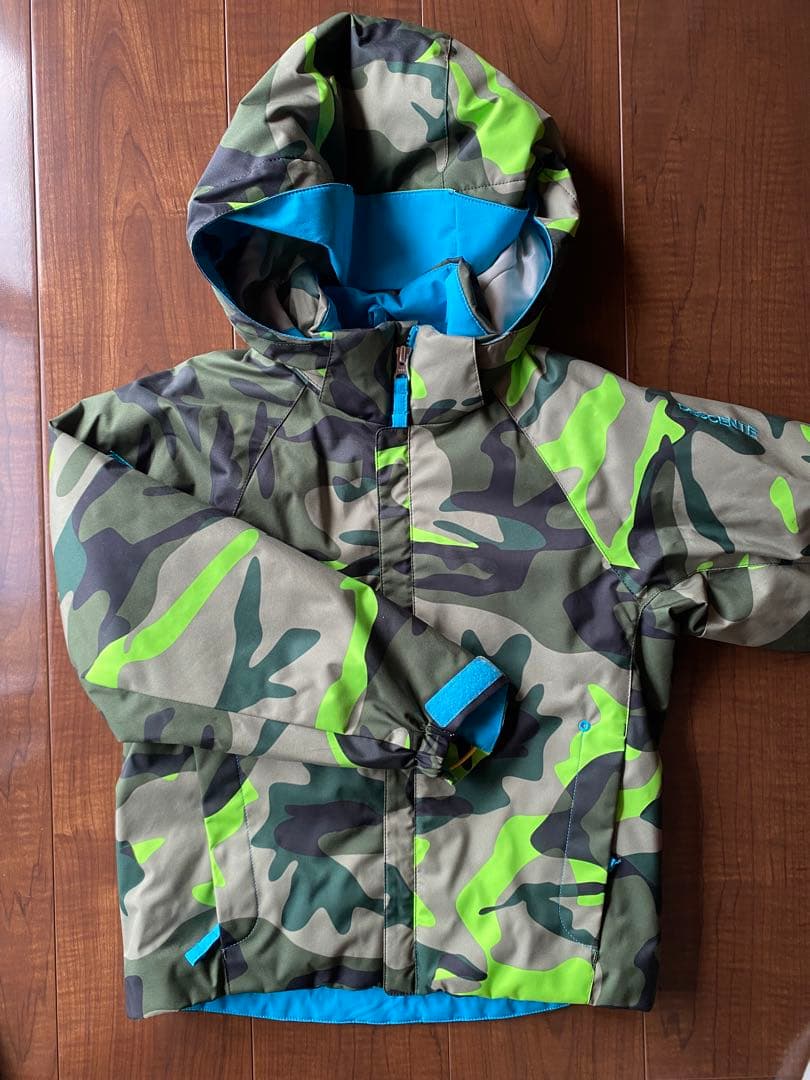 デサント　迷彩柄 子ども用 スキーウェア120-130