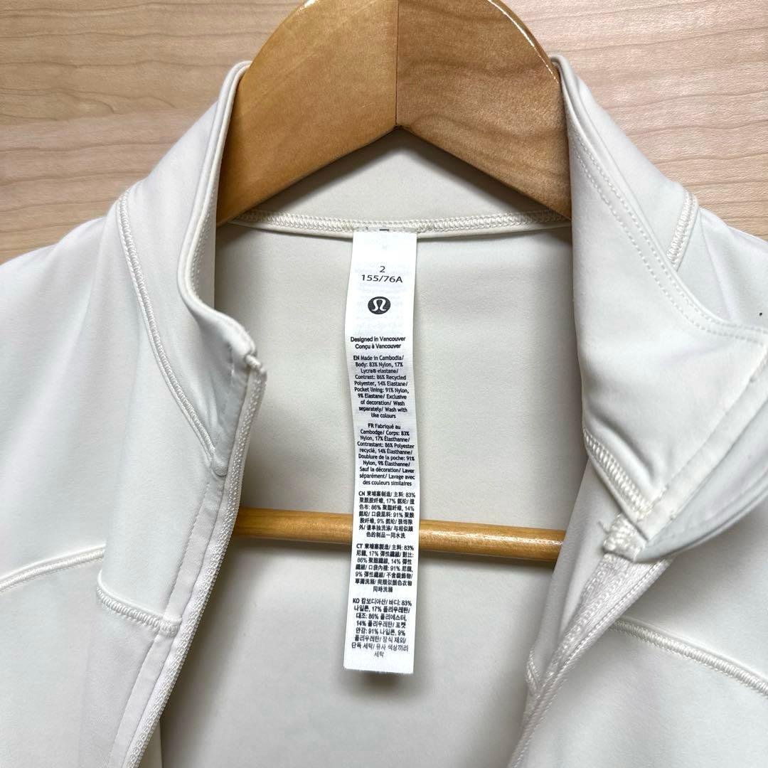 極美品　ルルレモン　ランニング　ジャケット　サイズ2