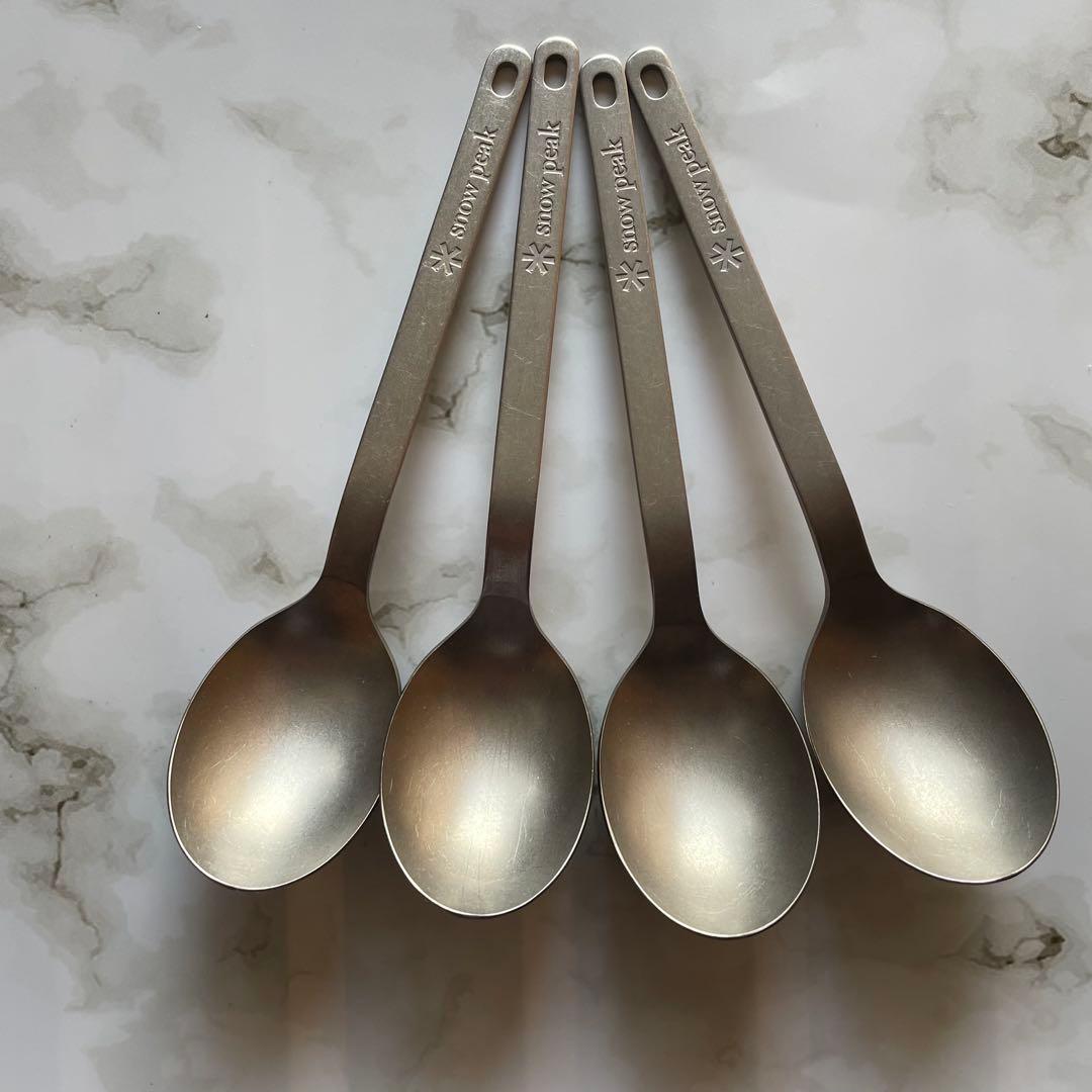 スノーピーク【 peak】ワッパー武器 2本セット✖️4本　チタン製