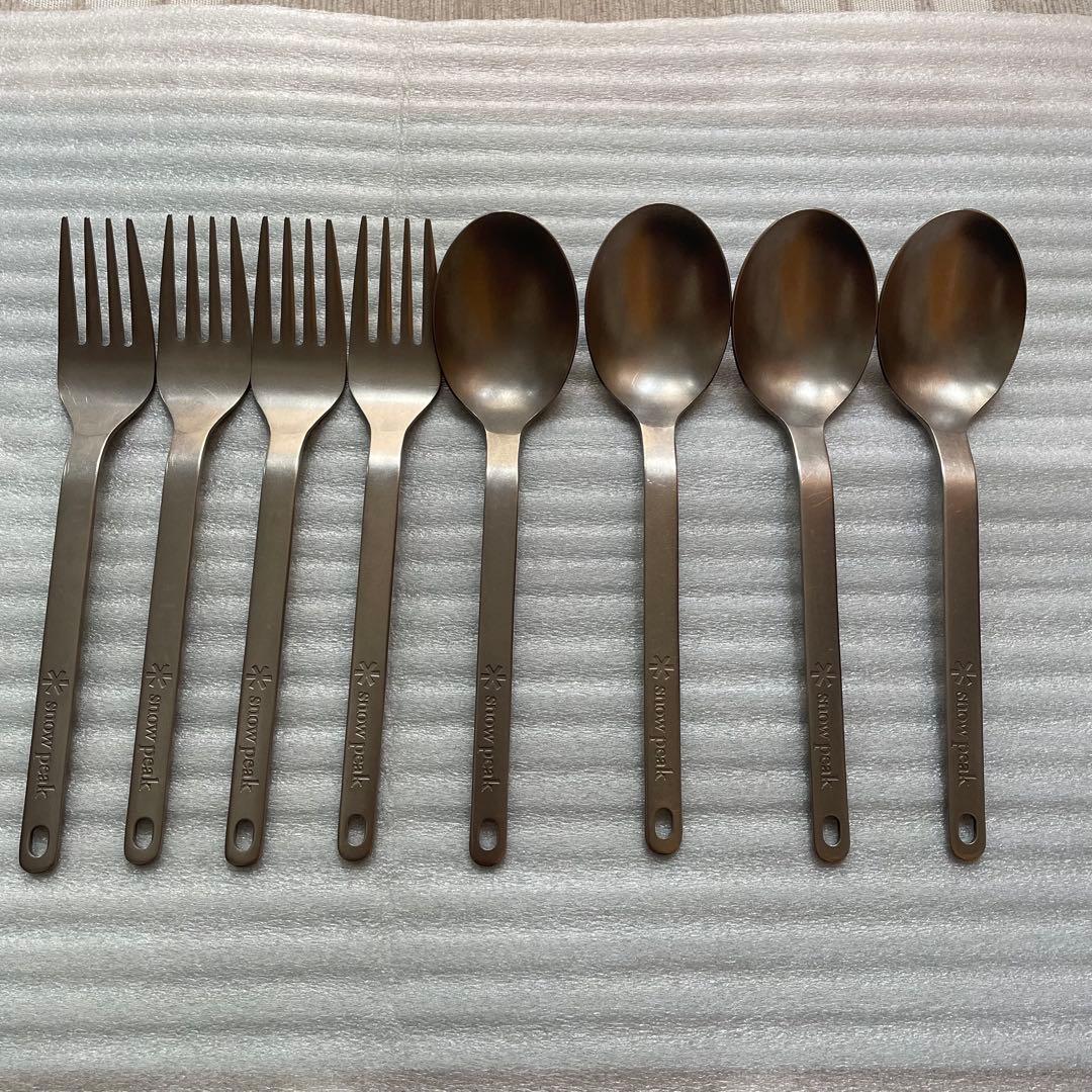 スノーピーク【 peak】ワッパー武器 2本セット✖️4本　チタン製