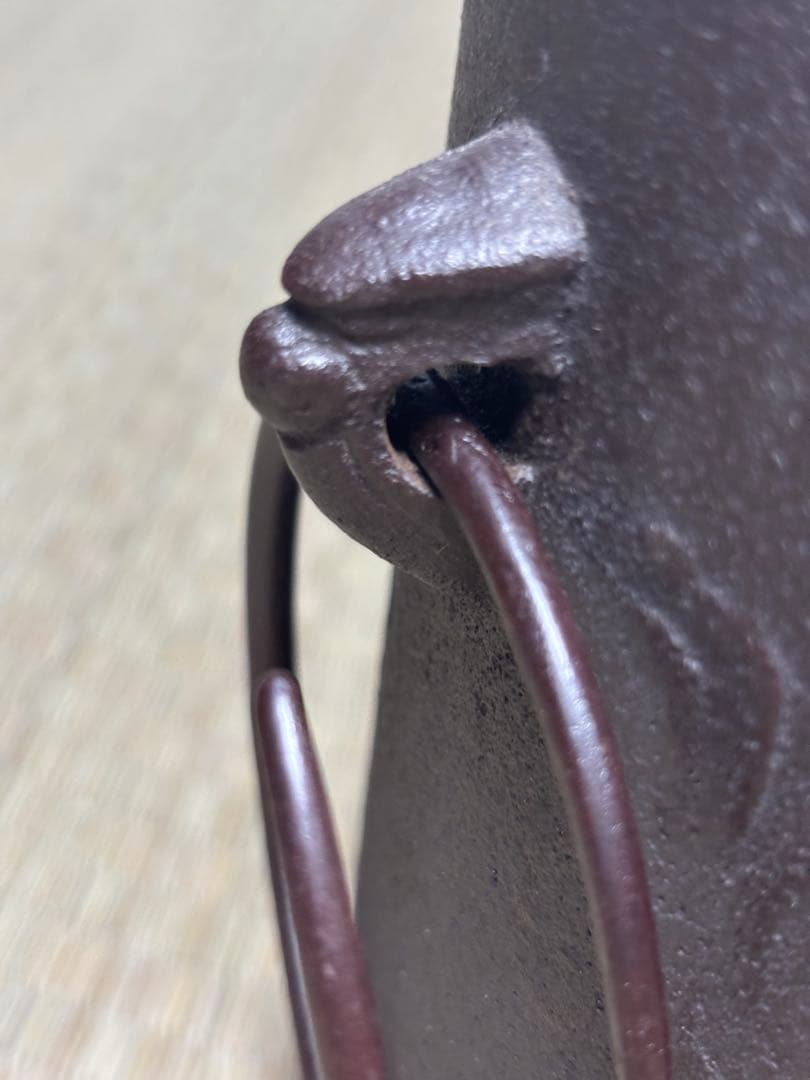 未使用 風炉釜 茶釜 菊池政光 友箱 竜雲釜