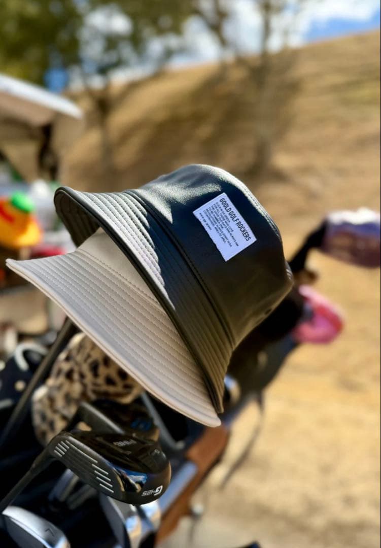 メンズウェア GOOLD GOLF ROCKERS PU LEATHER BUCKET HAT