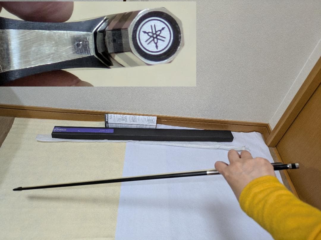 YAMAHA ヤマハ CBB301 4/4 チェロ用 弓 bow (毛替必要）