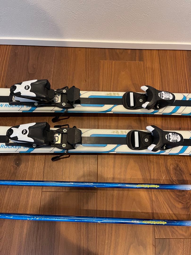 NISHIZAWA 子供用　スキー板　140㎝　ストックセット