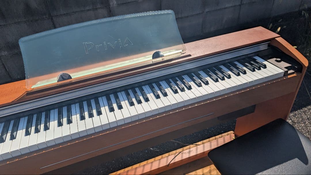 送料込み CASIO 電子ピアノ PX-800C 2006年製激美品＆激可愛い♥