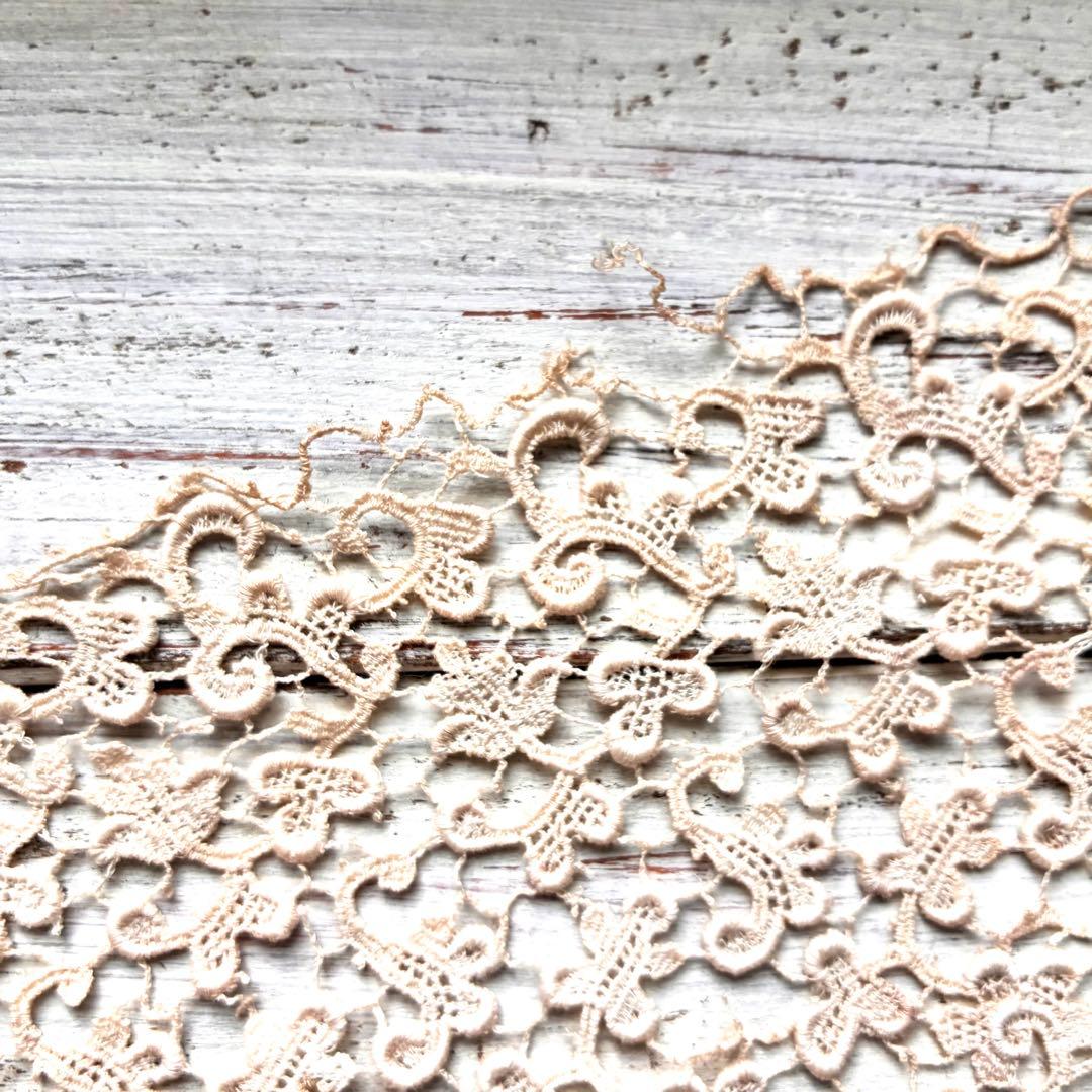 フランス　アンティークレース　アイリッシュ・クロッシェ　ギピュールレース手芸雑貨