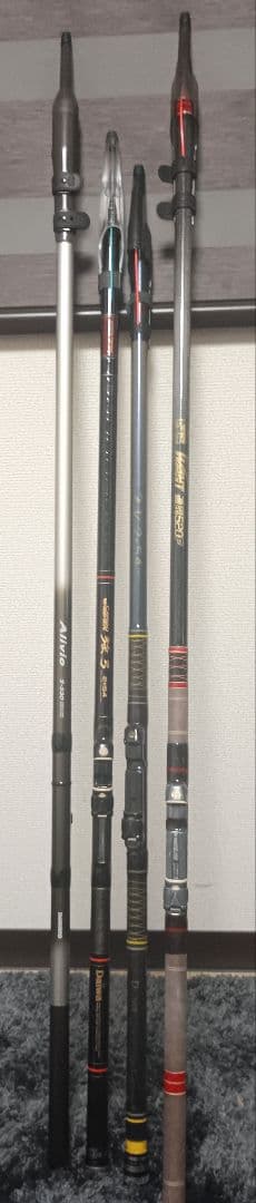 ダイワシマノダイコー磯竿まとめて4本