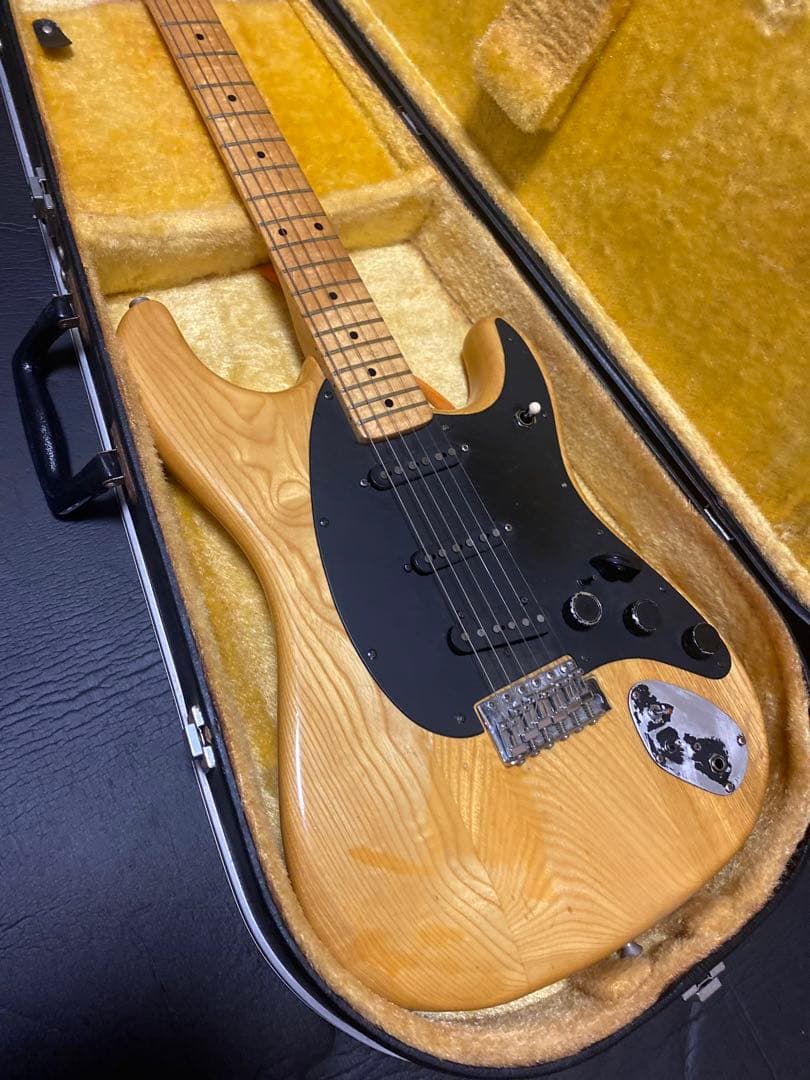 MusicMan風　エレキギター ナチュラルウッド ビザール　ヴィンテージ