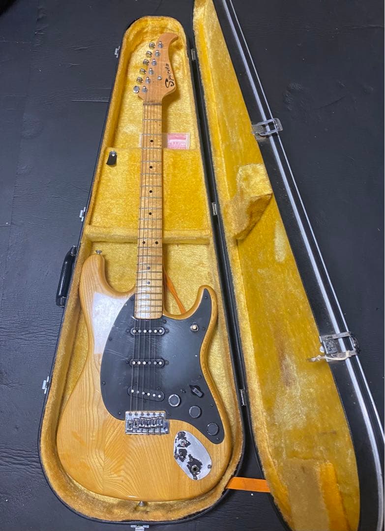 MusicMan風　エレキギター ナチュラルウッド ビザール　ヴィンテージ