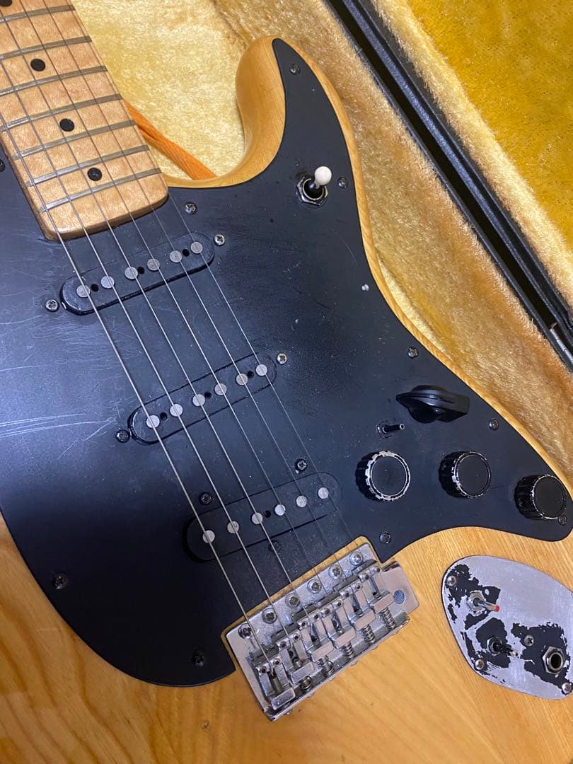 MusicMan風　エレキギター ナチュラルウッド ビザール　ヴィンテージ