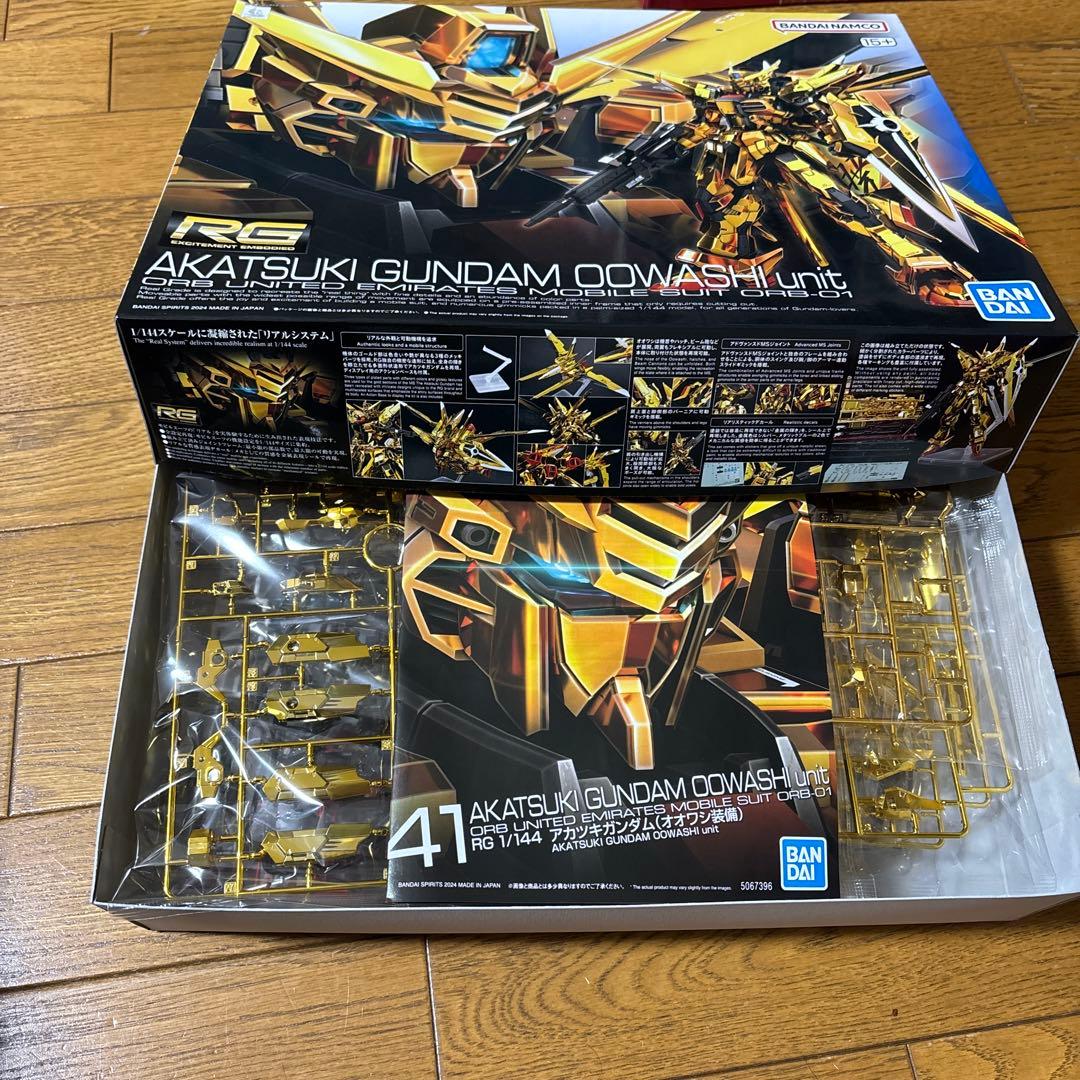 ロボット RG AKATSUKI GUNDAM OOAWASHI unit