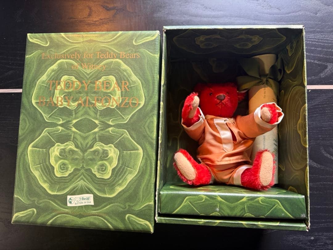 シュタイフ Steiff テディベア Baby Alfonzo 限定品　箱付き