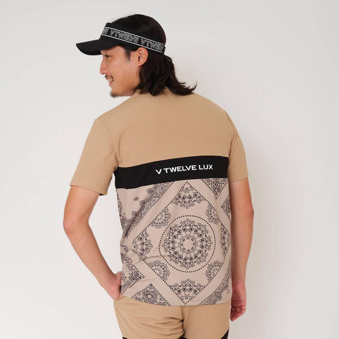 新品 ★ V12 セットアップ モックネック ショーツ ハーフパンツ シャツ