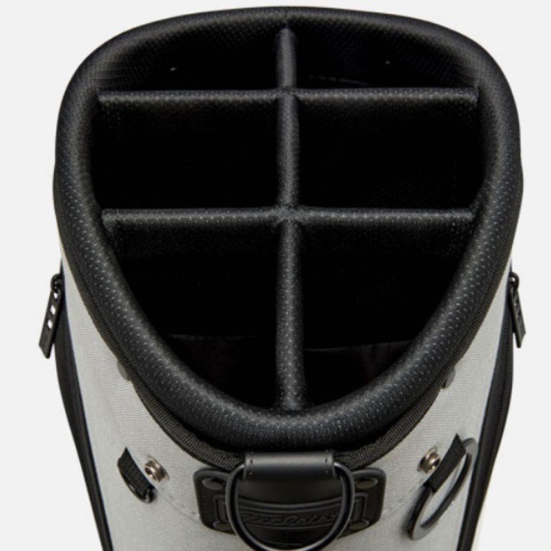 新品 Titleist グレー パースート キャディバッグ フード付き