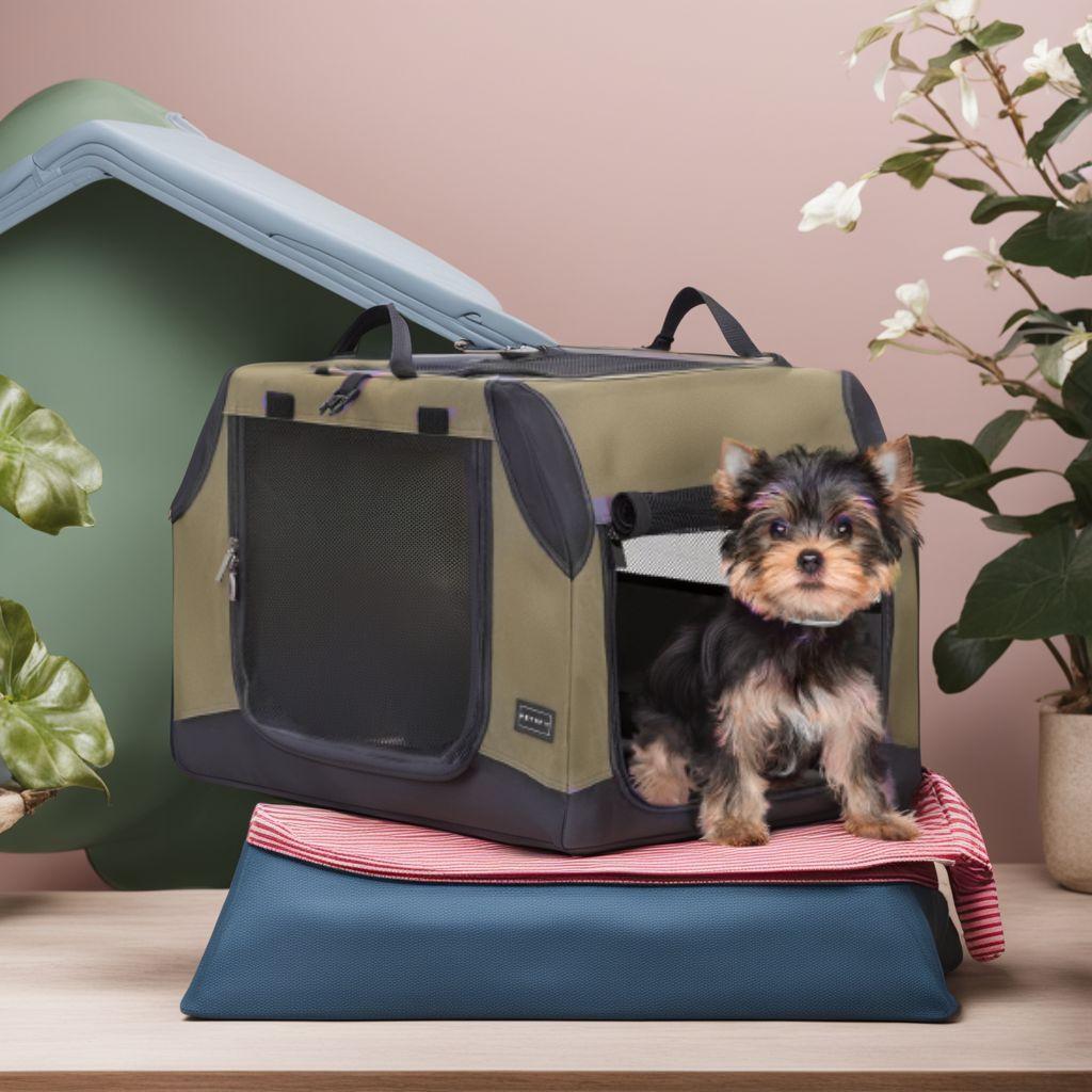 ☆折りたたみ ソフトクレート ポータブルケージ ペットハウス