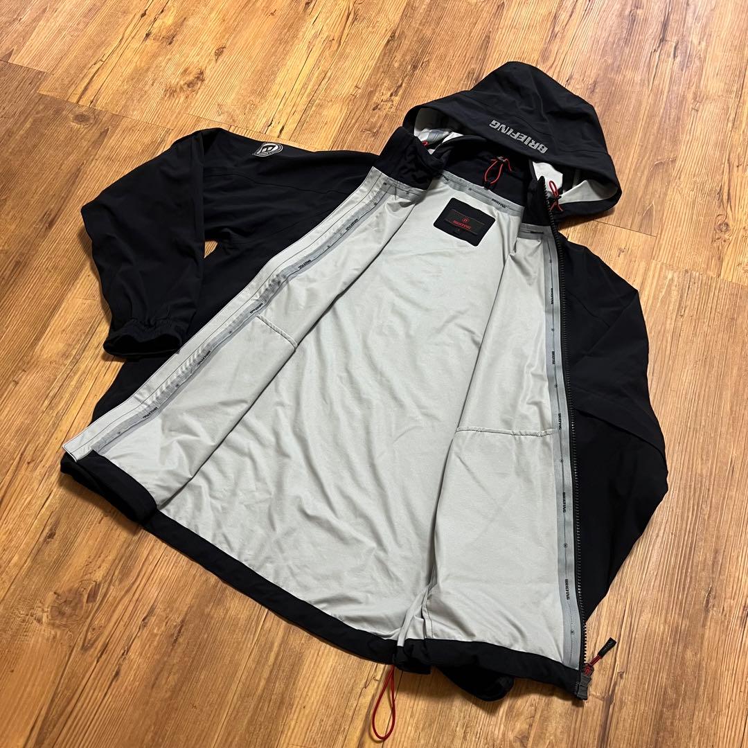 Tomo　BRIEFING GOLF ジャケットブラック レインウェア L