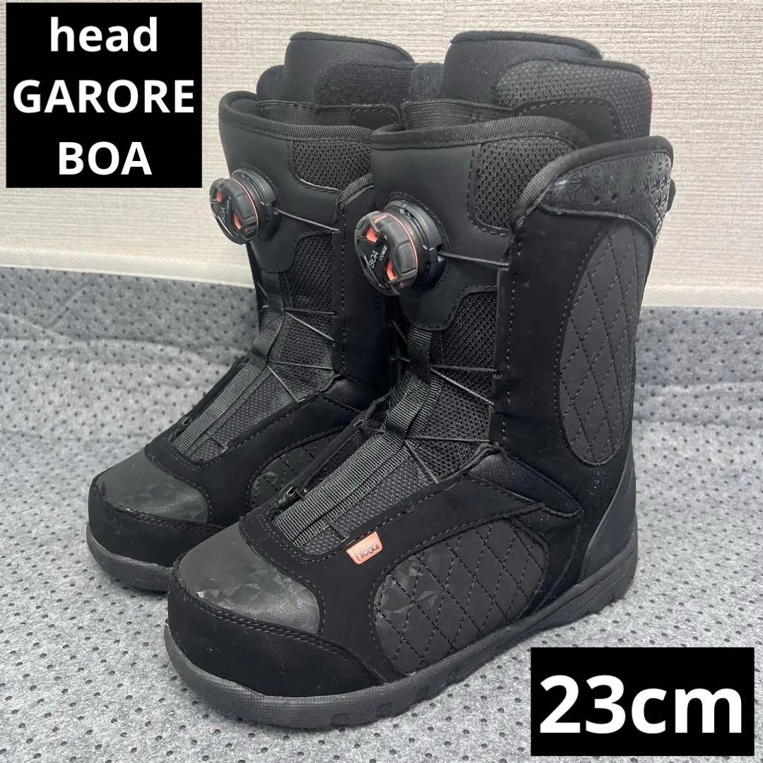 5回使用 人気サイズ23cm HEAD GARORE BOA スノボブーツ