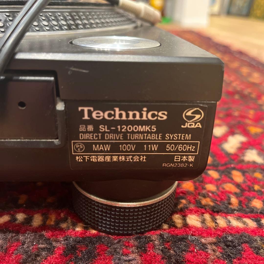 お*と様 SL-1200 mk5 ブラック Technics ターンテーブル