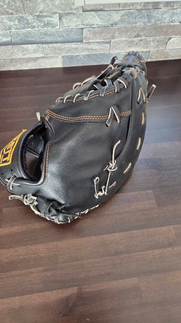 即戦力 ZETT 軟式ファーストミット 左投げ用 黒