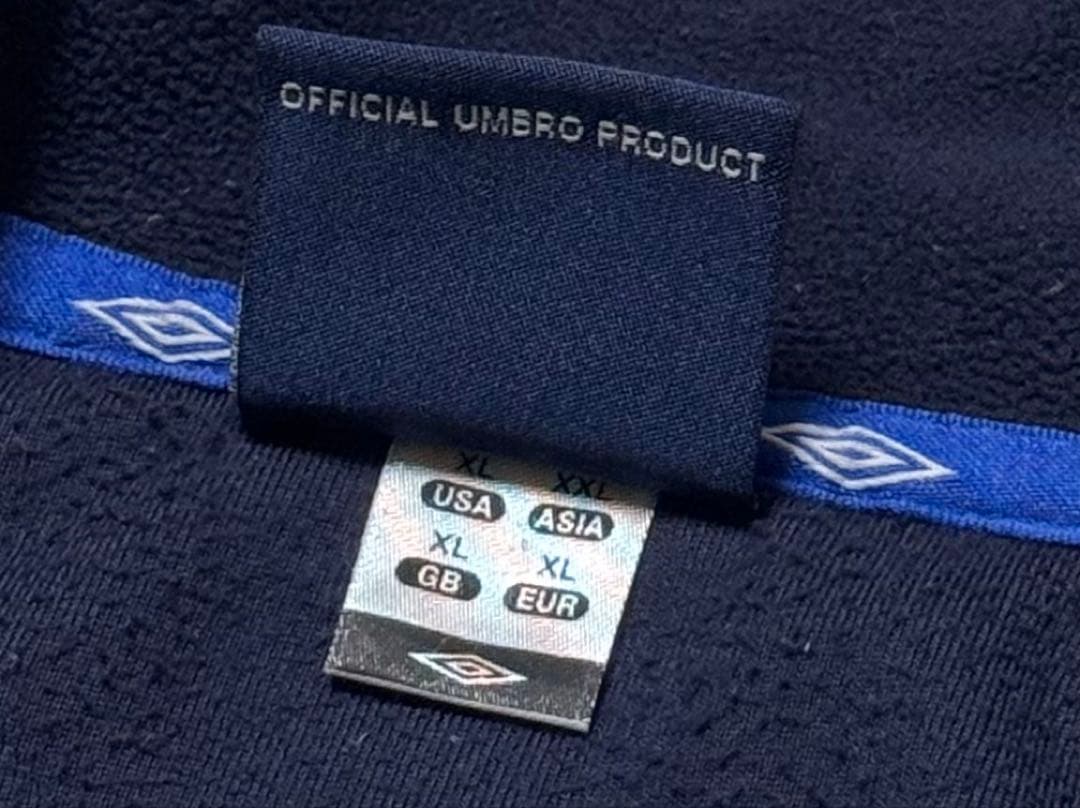 アンブロ　チェルシー　ハーフジップ　フリース