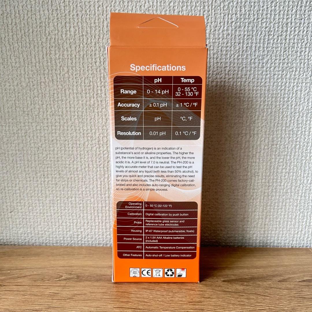 HM DIGITAL PH-200 pH測定器 防水仕様