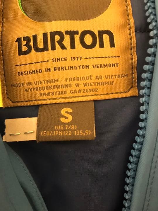 バートン、ウェアー、子供用、上下セット。