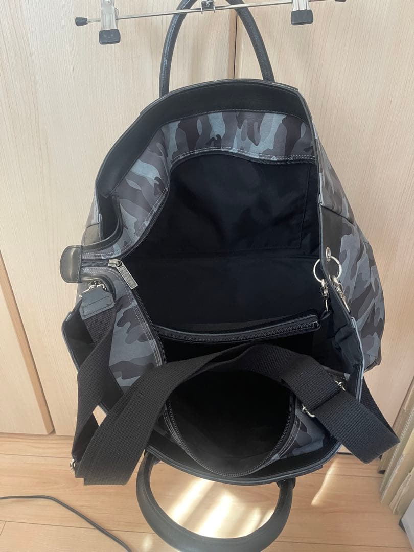 バーニーズニューヨーク　2wayボストンバッグ カモフラージュ(迷彩)