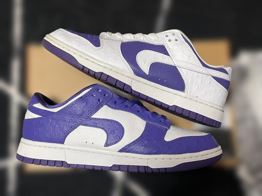 Nike Dunk Low ホワイト/パープル