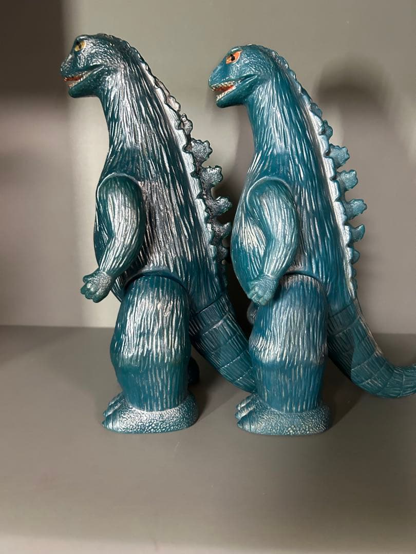 水爆大怪獣ゴジラ　ジャンク　破損　１期？　Ｊテール？　両足刻印なし足裏記名有り