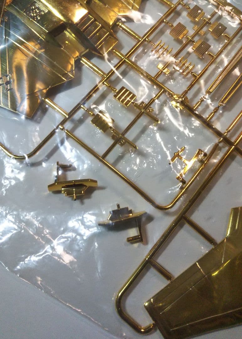 アオシマ 1/144 ガオガイガー ゴルディオンハンマー メッキ プラモデル