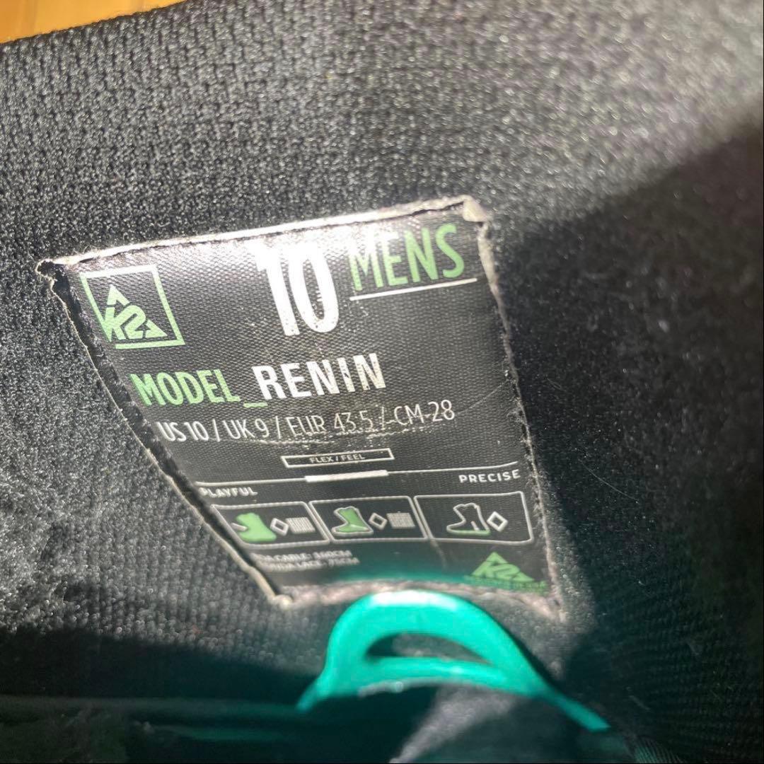 名機k2ケーツーRENIN28.0cm ダブルBOA