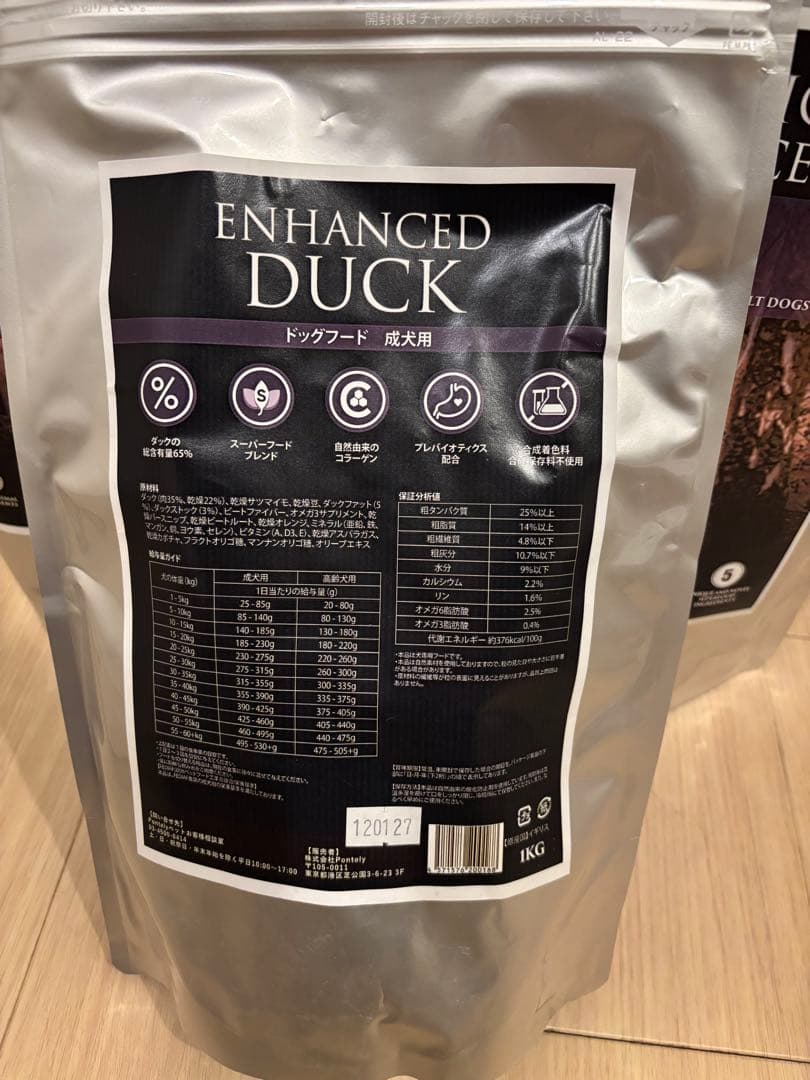⚪︎【獣医師推奨】ウルフインサイト ドッグフード エンハンスト ダック1kg全犬種
